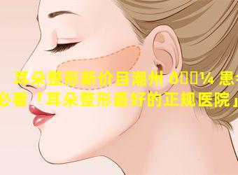 耳朵整形新价目潮州 🌼 患者必看「耳朵整形最好的正规医院」